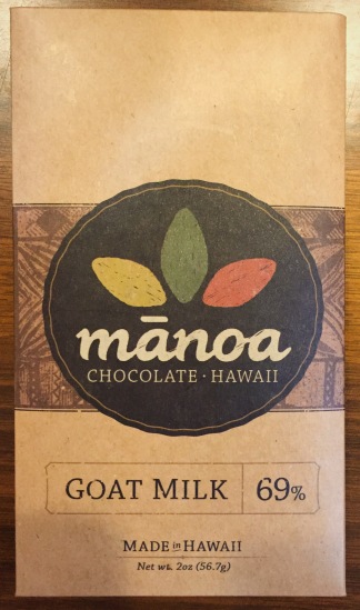 Manoa 69% Goat Milk Chocolate from Hawaii
